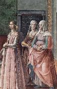 GHIRLANDAIO, Domenico Birth of St John the Baptist oil painting
